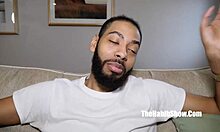 ebony teen swallows majiik montana's bbc