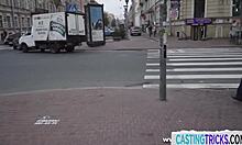 Teen gets doggystyled during casting