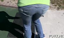 Rough pov blowjob leads to missionary fucking