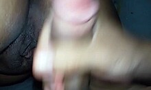 masturbating while watching my naughty cousin's pussy with monster cock