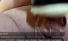 I jerk my cock on webcam.