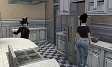 Yo, this Dragon Ball hentai with Chichi getting trained by Roshi is wild stuff!