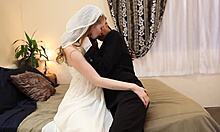 Must See Lesbian Wedding Night Interracial Action