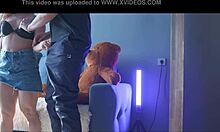 Caught Spying, He Joins My Masturbation With His Monster Cock In Doggy Style.