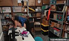 ugh, caught shopliftin clothes, lily adams got busted