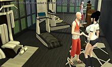 Yo, this Dragon Ball hentai with Chichi getting trained by Roshi is wild stuff!