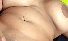 pov action as curvy sheila ortega gives boyfriend a wet blowjob at home