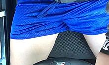 i can't stop touching his bulge in traffic, so risky!