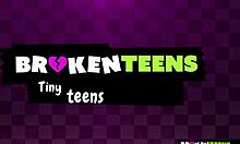 Brokenteen says two is fun but three with monster cocks and blowjobs makes a hot party