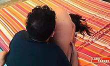 Room Casting: Regina Gets Tongue in Pussy