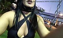 Latina Brunette Gets Assfucked Doggystyle In Car Creampie