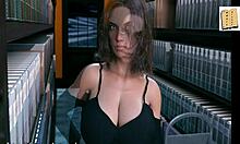 In Being A Dik, Isabella Passionately Kisses In The Library