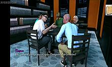 In Being A Dik, Isabella Passionately Kisses In The Library