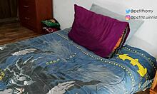 Petite Latina Teen Touches Vagina Until She Cums With Dildo