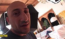 When anal drives this beautiful brunette crazy, she craves big cock penetration 😈