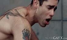 the hot gay photoshoot where deangelo jackson and lucas leon suck big black cocks