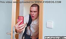 Teen touches herself while step brother watches