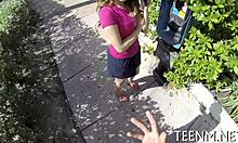 babe courtney loxx sucks cock in hardcore action