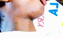 juicy african slut bent over for muscular cock.