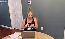 curvy milf danni jones gets oiled ass massage from fit masseuse bent over