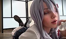 Alya Flirts Wild with Dildo - Bella HentaiGirl Gets Naughty! 😘