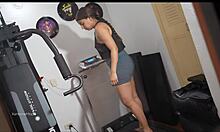 Incredible What My Young Neighbor Does While Exercising - Spied Through A Window