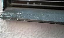 Incredible What My Young Neighbor Does While Exercising - Spied Through A Window