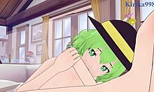 Koishi Komeiji and Nitori Kawashiro intense sex in Touhou hentai