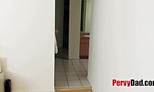 sexy tomboy uses rabbit toy in pov with uncle turning slut