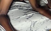 My ebony teen babe takes hardcore banging like a champ