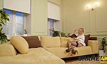 Shame4k Reveals Cougar Next Door in Stockings and Heels