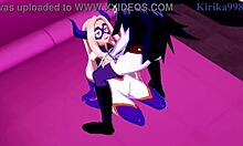 Intense futanari sex with Ochako Uraraka and dirty old guys!