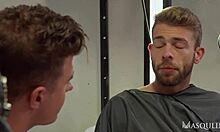 Best friend hunk fucking bareback with big cock at the hospital