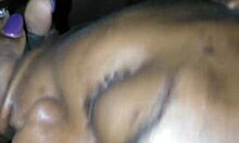 Satin Sheetz gives amateur blowjob.