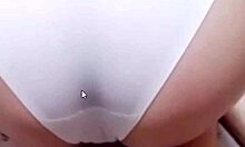 Asian Wife Sucks Cock While Watching Soccer Match, Balls Bounce With Each Goal