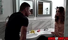 stepbrother and stepsister argue then fuck hard 😈