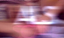 skinny latin teen plays with shaved pussy