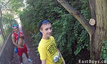 Step sister Dixie Lynn catches Brick Danger jerking off