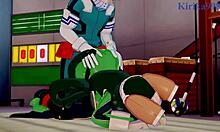 Tsuyu Asui And Mt Lady In My Hero Academia