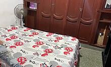 Oh my! I'm so horny I interrupt my cousin for wild sex during his break