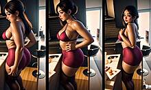 Oh No! Shy Cosplay Geek Caught Masturbating at Party!