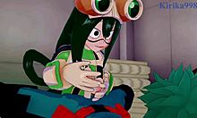 Tsuyu Asui And Mt Lady In My Hero Academia
