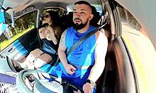 Naughty passenger drives uber driver crazy with antics