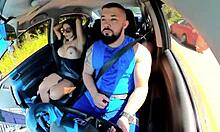 Naughty passenger drives uber driver crazy with antics