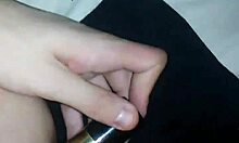 gay teen plays with his ass