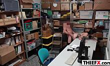 i watch sweet brunette teen get fucked at work