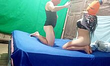 Latina Records Homemade Video for Stepdad in Shorts