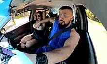 Naughty passenger drives uber driver crazy with antics