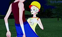 Ulti and Ms. Valentine have intense sex with Monkey D. Luffy in One Piece hentai