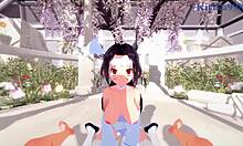 Marlene and Melodia have intense creampie sex in 3D hentai